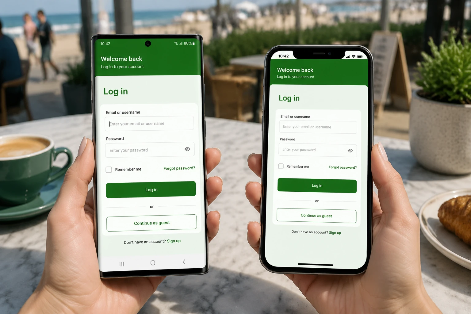 Browser-Based Mobile Login